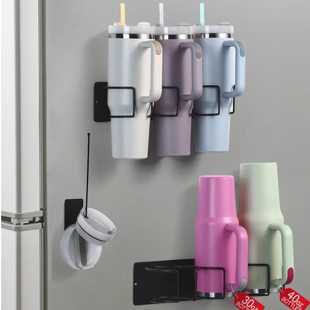NEW Magnetic‎ Stanley Cup Tumbler Holder..Holds 30 Or 40 Oz...